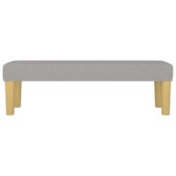 Banc Gris clair 100x30x30 cm Tissu 562051562051