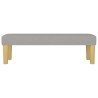Banc Gris clair 100x30x30 cm Tissu 562051562051