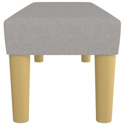 Banc Gris clair 100x30x30 cm Tissu 562051562051