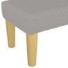 Banc Gris clair 100x30x30 cm Tissu 562051562051