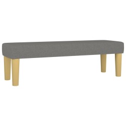 Banc Gris foncé 100x30x30 cm Tissu 562052562052