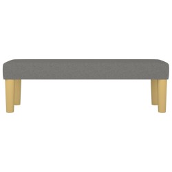 Banc Gris foncé 100x30x30 cm Tissu 562052562052