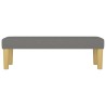 Banc Gris foncé 100x30x30 cm Tissu 562052562052