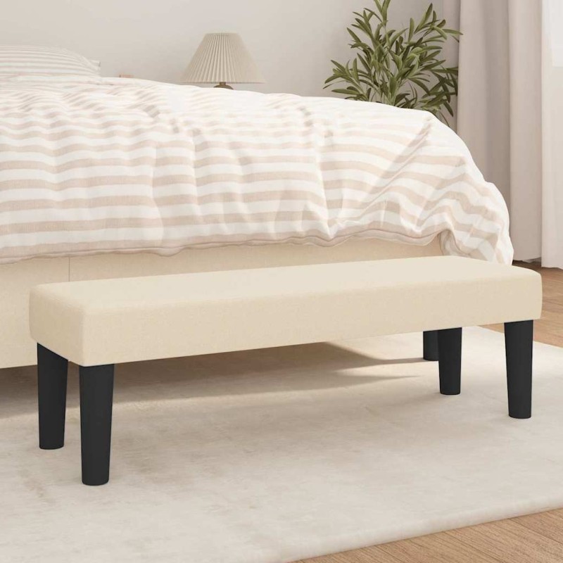 banc Crème 100 x 30 x 30 cm tissu 562053562053