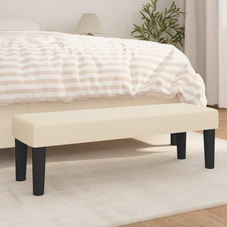 banc Crème 100 x 30 x 30 cm tissu 562053562053