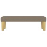 Banc Taupe 100x30x30 cm Tissu 562055562055