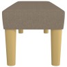 Banc Taupe 100x30x30 cm Tissu 562055562055