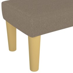 Banc Taupe 100x30x30 cm Tissu 562055562055