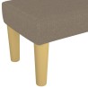Banc Taupe 100x30x30 cm Tissu 562055562055