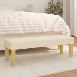 banc Crème 100 x 30 x 30 cm tissu 562056562056
