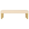 banc Crème 100 x 30 x 30 cm tissu 562056562056