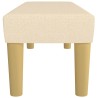 banc Crème 100 x 30 x 30 cm tissu 562056562056