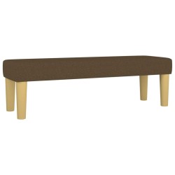 Banc Marron foncé 100x30x30 cm Tissu 562057562057