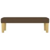 Banc Marron foncé 100x30x30 cm Tissu 562057562057