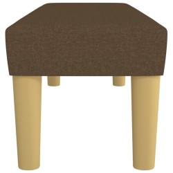 Banc Marron foncé 100x30x30 cm Tissu 562057562057