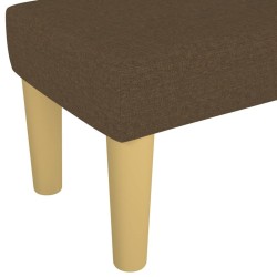 Banc Marron foncé 100x30x30 cm Tissu 562057562057