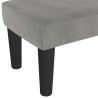 Banc Gris clair 70x30x30 cm Velours 562059562059