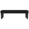 Banc Noir 100x30x30 cm Tissu 562061562061