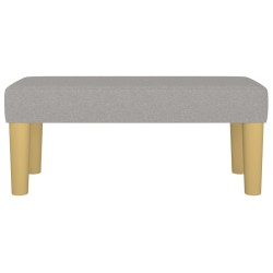 Banc Gris clair 70x30x30 cm Tissu 562062562062