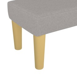 Banc Gris clair 70x30x30 cm Tissu 562062562062