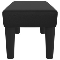 Banc Noir 70x30x30 cm Similicuir 562063562063