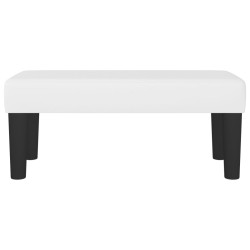 Banc Blanc 70x30x30 cm Similicuir 562064562064
