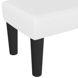 Banc Blanc 70x30x30 cm Similicuir 562064562064