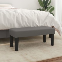 Banc Gris 70x30x30 cm Similicuir 562065562065