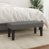 Banc Gris 70x30x30 cm Similicuir 562065562065