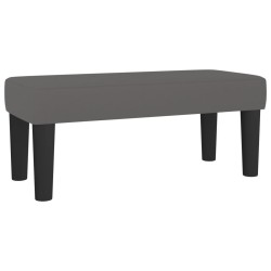 Banc Gris 70x30x30 cm Similicuir 562065562065