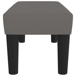 Banc Gris 70x30x30 cm Similicuir 562065562065
