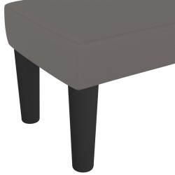 Banc Gris 70x30x30 cm Similicuir 562065562065