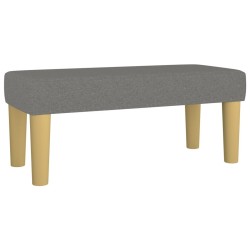 Banc Gris foncé 70x30x30 cm Tissu 562066562066