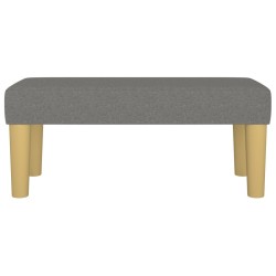 Banc Gris foncé 70x30x30 cm Tissu 562066562066