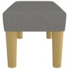 Banc Gris foncé 70x30x30 cm Tissu 562066562066