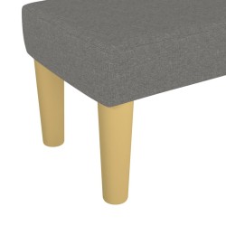 Banc Gris foncé 70x30x30 cm Tissu 562066562066