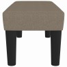banc Taupe 70 x 30 x 30 cm tissu 562068562068