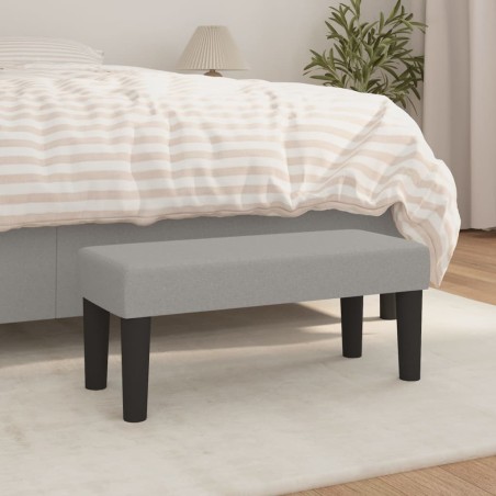 Banc Gris clair 70x30x30 cm Tissu 562070562070
