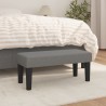 Banc Gris foncé 70x30x30 cm Tissu 562071562071