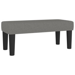 Banc Gris foncé 70x30x30 cm Tissu 562071562071