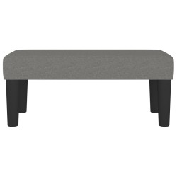 Banc Gris foncé 70x30x30 cm Tissu 562071562071