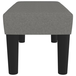 Banc Gris foncé 70x30x30 cm Tissu 562071562071