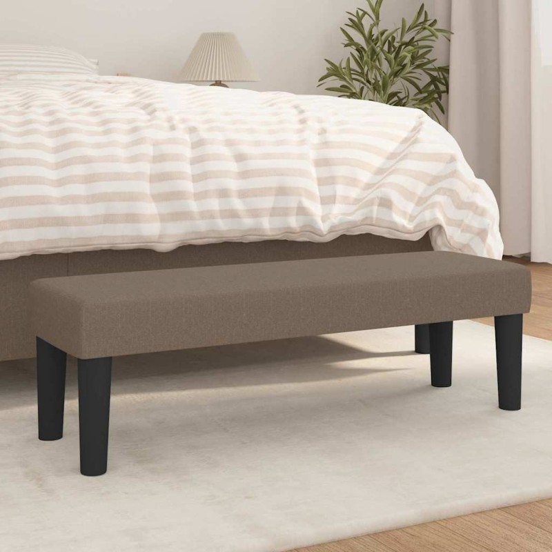 banc Taupe 100 x 30 x 30 cm tissu 562074562074