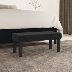 Banc Noir 70x30x30 cm Velours 562075562075