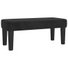 Banc Noir 70x30x30 cm Velours 562075562075
