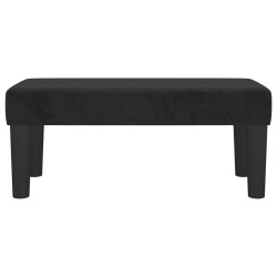 Banc Noir 70x30x30 cm Velours 562075562075