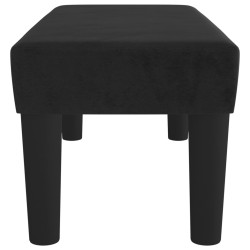 Banc Noir 70x30x30 cm Velours 562075562075