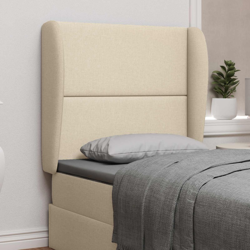 Oreille de tête de lit Crème 80 x 23 x 6 cm tissu 562076562076