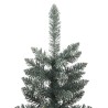 Sapin de Noël artificiel mince avec support Vert 240 cm PVC 562077562077