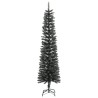 Sapin de Noël artificiel mince avec support Vert 210 cm PVC 562081562081